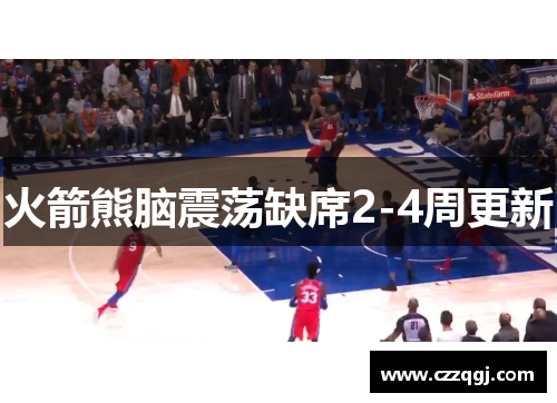 火箭熊脑震荡缺席2-4周更新